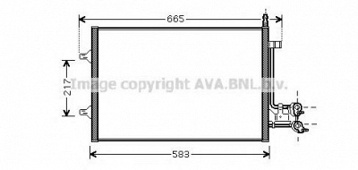 AVA QUALITY COOLING fda5395 -  Конденсатор, кондиционер
